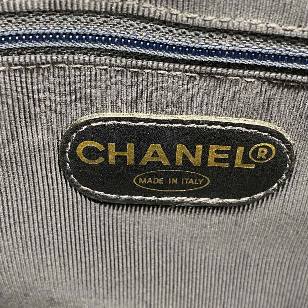 CHANEL Blue Caviar Leather Tote Bag - Picture 5 of 11